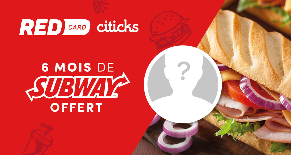 image Citicks Bells : tentez de gagner 6 mois de Subway offerts !