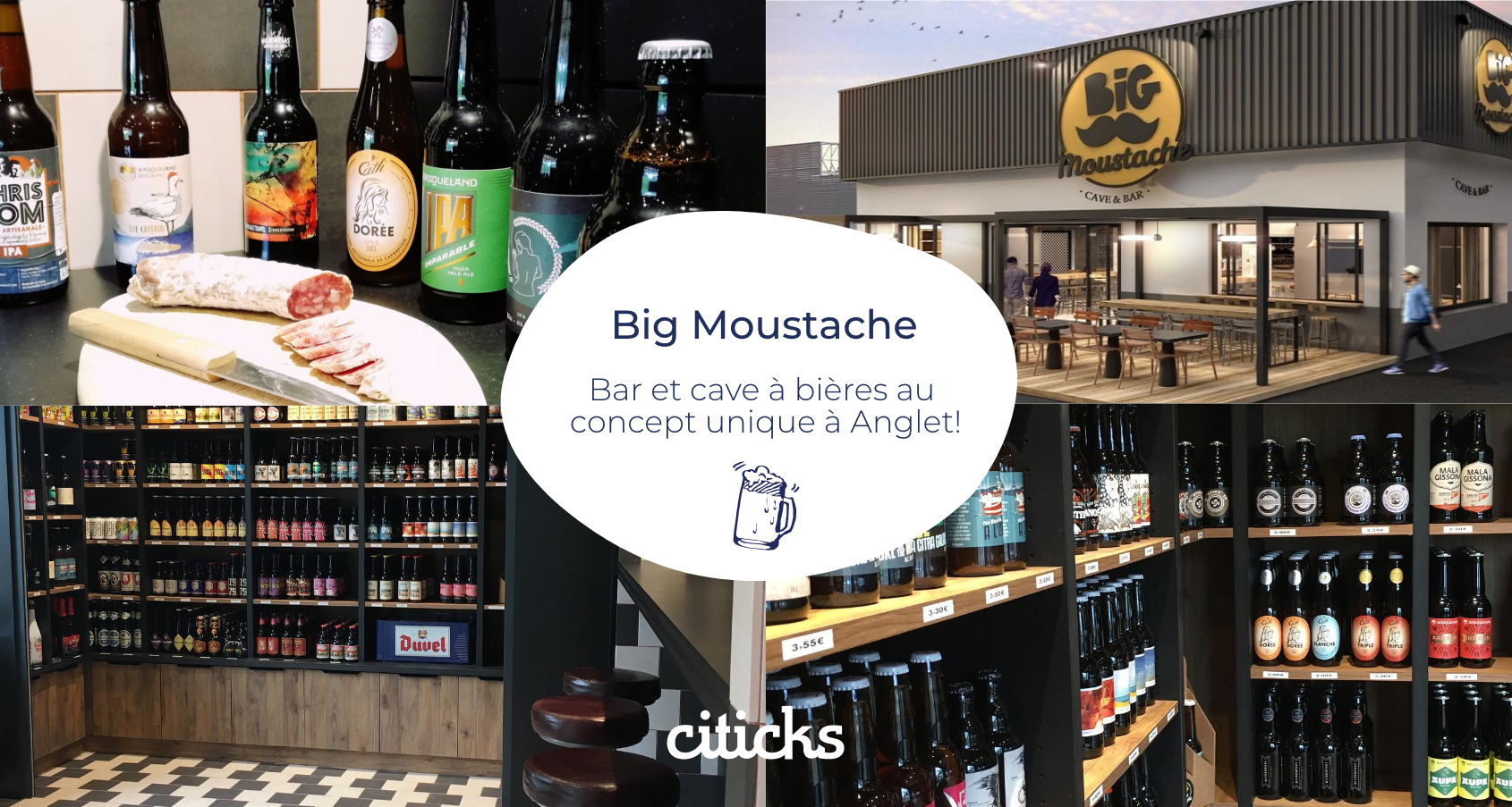 image BIG MOUSTACHE : Bar et cave à bières au concept unique à Anglet! - CÔTE BASQUE