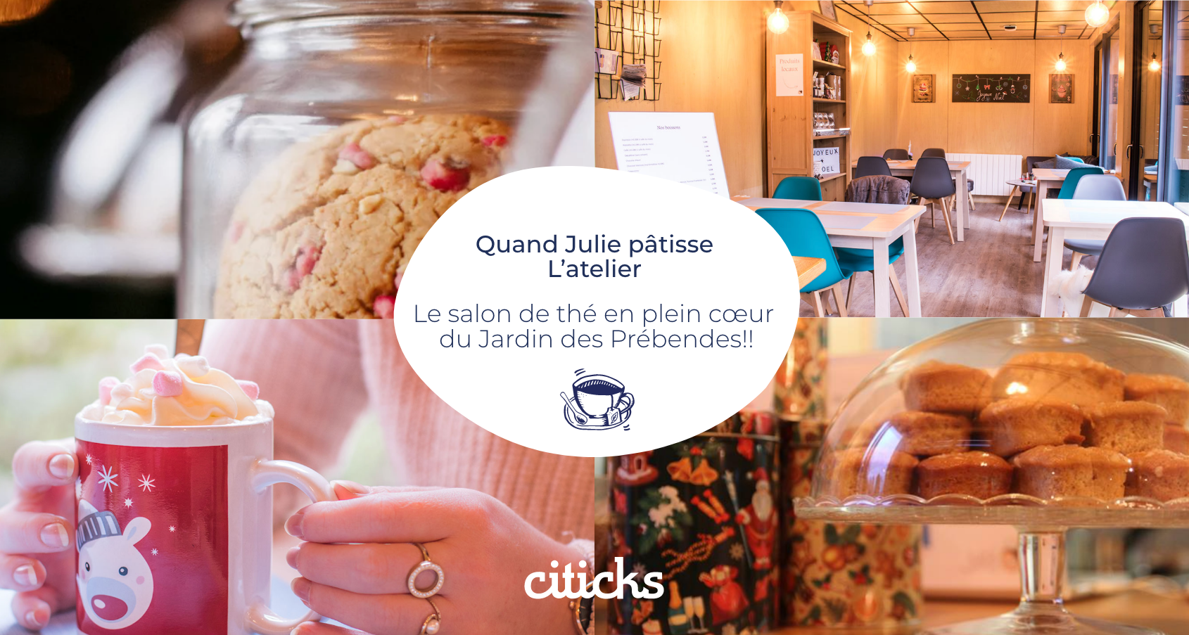 image QUAND JULIE PATISSE - L'ATELIER : Le salon de thé en plein cœur du Jardin des Prébendes! - TOURS